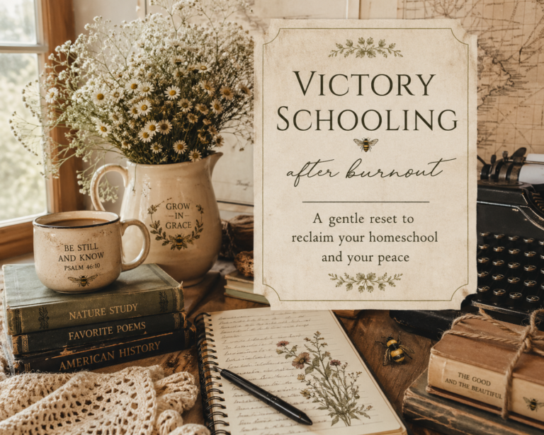 How to Recover from Homeschool Burnout: A Simple, Gentle Reset