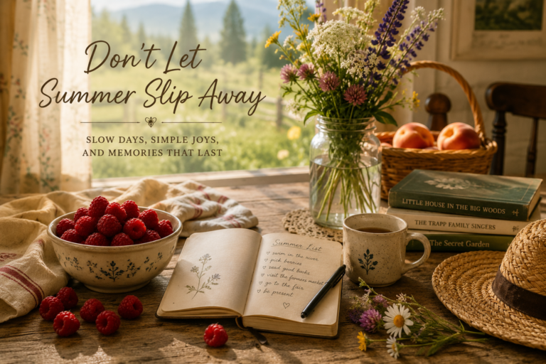 Don’t Let Summer Slip Away: Embracing the Simple Joys of a Homeschool Summer